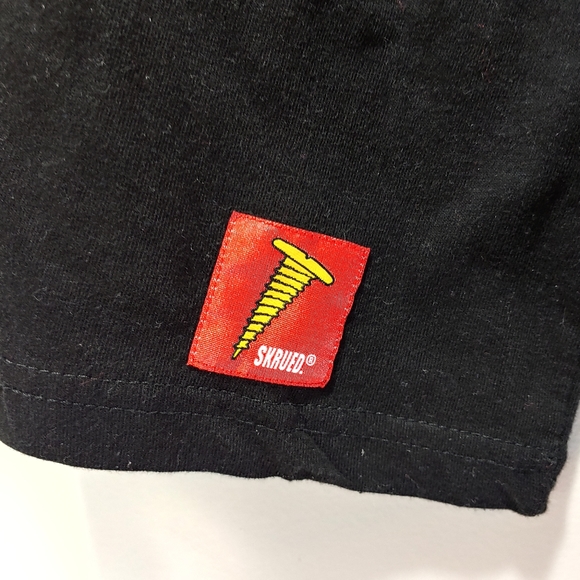 Skrued Mens Long Sleeve T-shirt Black XL - Picture 2 of 4